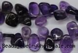 CCH315 15.5 inches 10*15mm amethyst chips gemstone beads wholesale