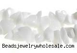 CCH32 35 inches white stone chips gemstone beads wholesale