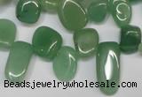 CCH329 15.5 inches 10*15mm green aventurine chips beads wholesale