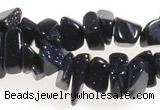 CCH41 35 inches blue sand stone chips gemstone beads wholesale