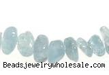 CCH43 16 inches aquamarine chips gemstone beads wholesale