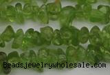 CCH600 15.5 inches 4*6mm olive quartz chips beads wholesale