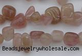 CCH621 15.5 inches 6*8mm - 10*14mm strawberry quartz chips beads