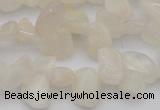 CCH624 15.5 inches 6*8mm - 10*14mm white moonstone chips beads