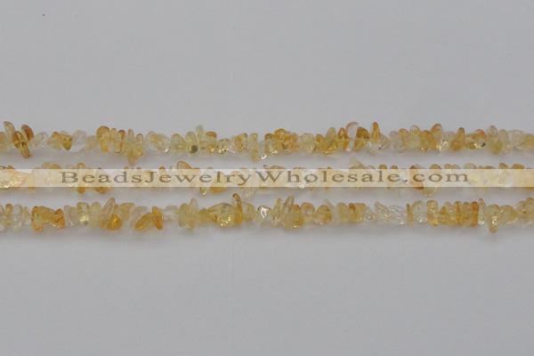 CCH655 15.5 inches 4*6mm - 5*8mm citrine gemstone chips beads