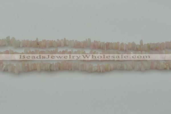 CCH656 15.5 inches 5*8mm - 6*10mm morganite gemstone chips beads