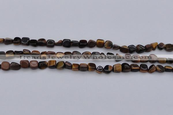 CCH670 15.5 inches 5*8mm - 6*10mm yellow tiger eye chips beads