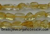 CCH672 15.5 inches 4*6mm - 5*8mm citrine gemstone chips beads