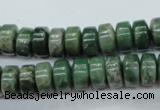 CCJ16 15.5 inches 6*10mm tyre natural African jade beads wholesale