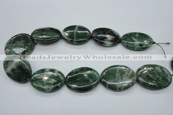 CCJ25 15.5 inches 30*40mm oval natural African jade beads wholesale