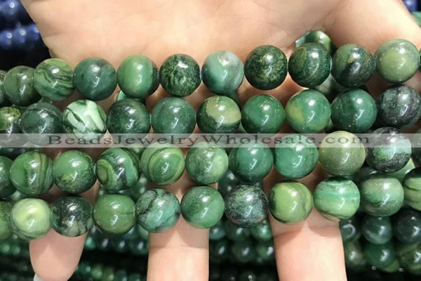 CCJ404 15.5 inches 12mm round west African jade beads wholesale