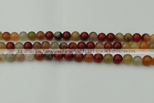 CCJ453 15.5 inches 10mm round colorful jasper beads wholesale