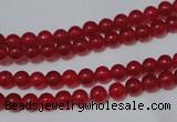 CCN05 15.5 inches 4mm round candy jade beads wholesale