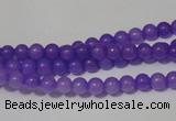 CCN09 15.5 inches 4mm round candy jade beads wholesale