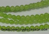 CCN11 15.5 inches 4mm round candy jade beads wholesale