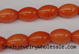 CCN110 15.5 inches 10*14mm rice candy jade beads wholesale