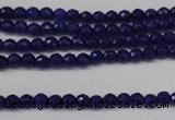 CCN1211 15.5 inches 4mm faceted round candy jade beads wholesale