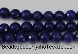 CCN1213 15.5 inches 8mm faceted round candy jade beads wholesale