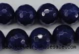 CCN1217 15.5 inches 16mm faceted round candy jade beads wholesale