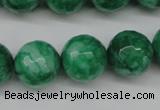 CCN1227 15.5 inches 16mm faceted round candy jade beads wholesale