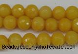 CCN1274 15.5 inches 10mm faceted round candy jade beads wholesale