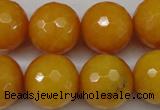 CCN1278 15.5 inches 18mm faceted round candy jade beads wholesale