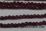 CCN1312 15.5 inches 3mm faceted round candy jade beads wholesale