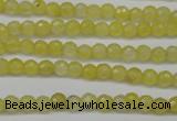 CCN1321 15.5 inches 4mm faceted round candy jade beads wholesale