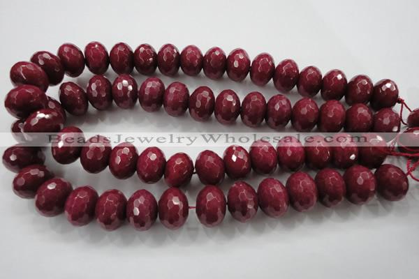 CCN1358 15.5 inches 13*18mm faceted rondelle candy jade beads