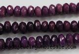 CCN1373 15.5 inches 5*8mm faceted rondelle candy jade beads