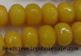 CCN1397 15.5 inches 12*16mm faceted rondelle candy jade beads