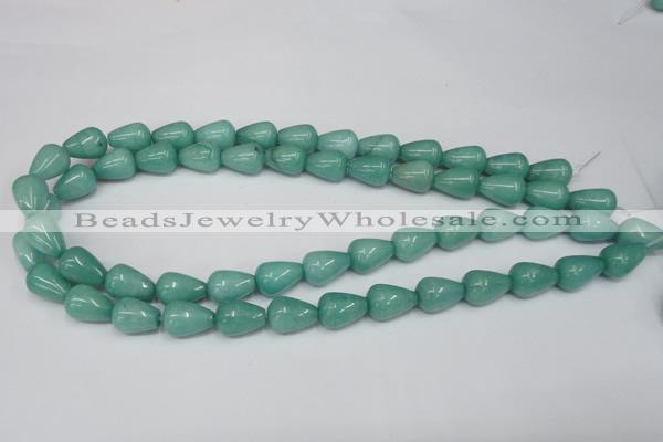 CCN141 15.5 inches 10*14mm teardrop candy jade beads wholesale