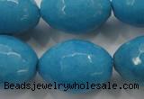 CCN1497 15.5 inches 18*25mm faceted rice candy jade beads wholesale