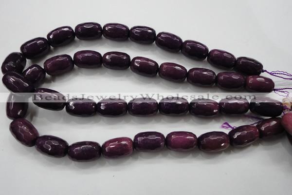 CCN1505 15.5 inches 13*20mm faceted drum candy jade beads wholesale