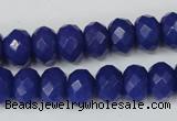 CCN155 15.5 inches 8*12mm faceted rondelle candy jade beads