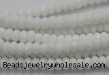 CCN1592 15.5 inches 4*6mm faceted rondelle candy jade beads