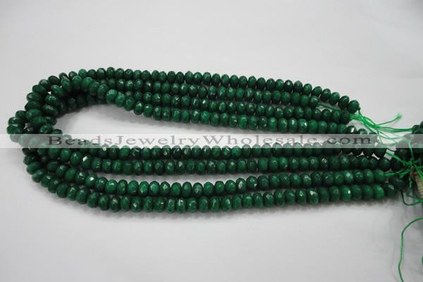 CCN1596 15.5 inches 5*8mm faceted rondelle candy jade beads