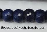 CCN174 15.5 inches 12*16mm faceted rondelle candy jade beads