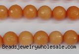 CCN1823 15 inches 10mm faceted round candy jade beads wholesale