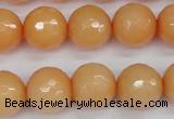 CCN1825 15 inches 14mm faceted round candy jade beads wholesale