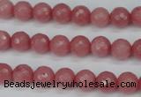 CCN1832 15 inches 8mm faceted round candy jade beads wholesale