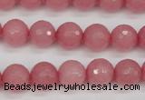 CCN1833 15 inches 10mm faceted round candy jade beads wholesale