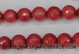 CCN1843 15 inches 10mm faceted round candy jade beads wholesale