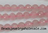 CCN1851 15 inches 6mm faceted round candy jade beads wholesale