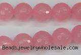 CCN1854 15 inches 12mm faceted round candy jade beads wholesale