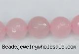 CCN1855 15 inches 14mm faceted round candy jade beads wholesale