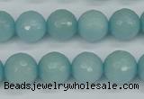 CCN1864 15 inches 12mm faceted round candy jade beads wholesale