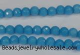 CCN1870 15 inches 4mm faceted round candy jade beads wholesale