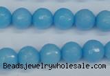 CCN1873 15 inches 10mm faceted round candy jade beads wholesale