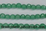 CCN1880 15 inches 4mm faceted round candy jade beads wholesale